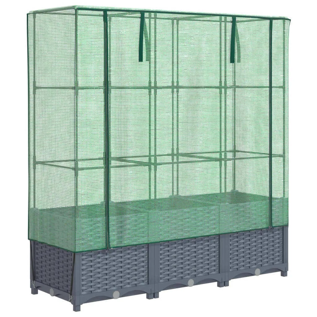OFFERTA vidaXL Letto Rialzato + Serra Rattan 120cm - Compra Ora!