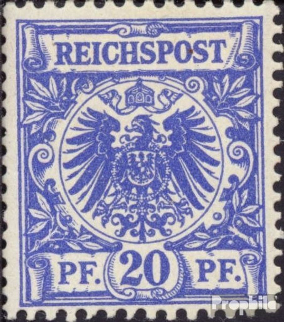 Briefmarken Deutsches Reich 1889 Mi 48 gestempelt Ziffernzeichnung/Reichsadler