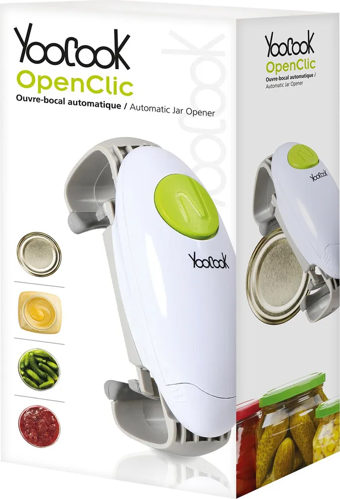 Ouvre bocal électrique Yoocook YC19P002 automatique pour bocaux difficiles