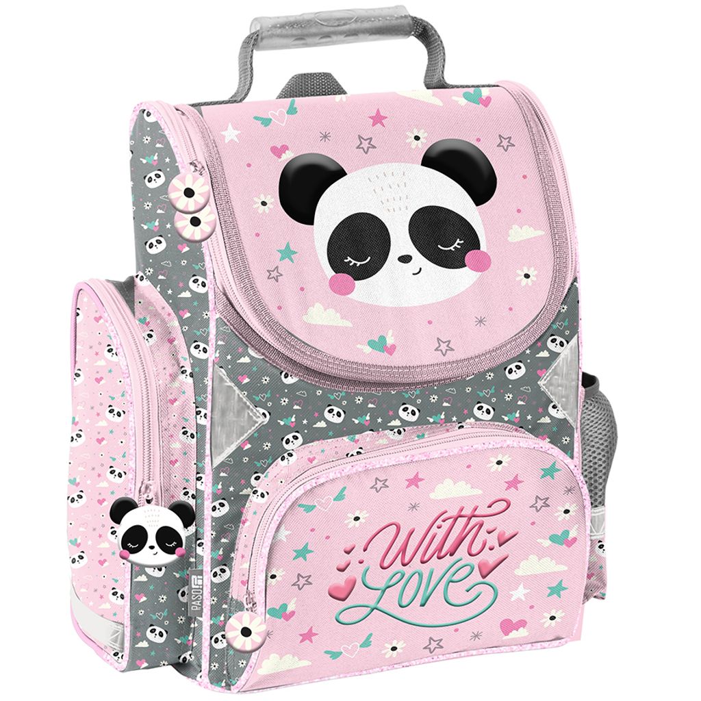 Schulrucksack Mädchen Jungen Teenager Motiv PANDA Rucksack Produktbild 