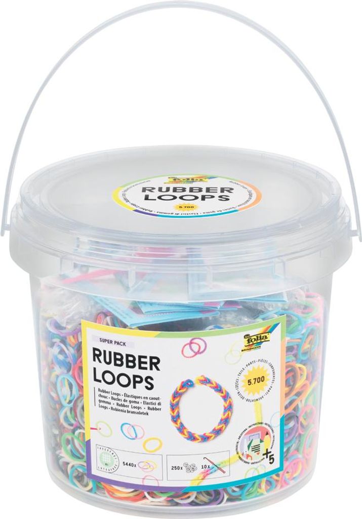 folia 33029 folia Rubber Loops Super Pack, 5700 elementów, Zdjęcie produktu 
