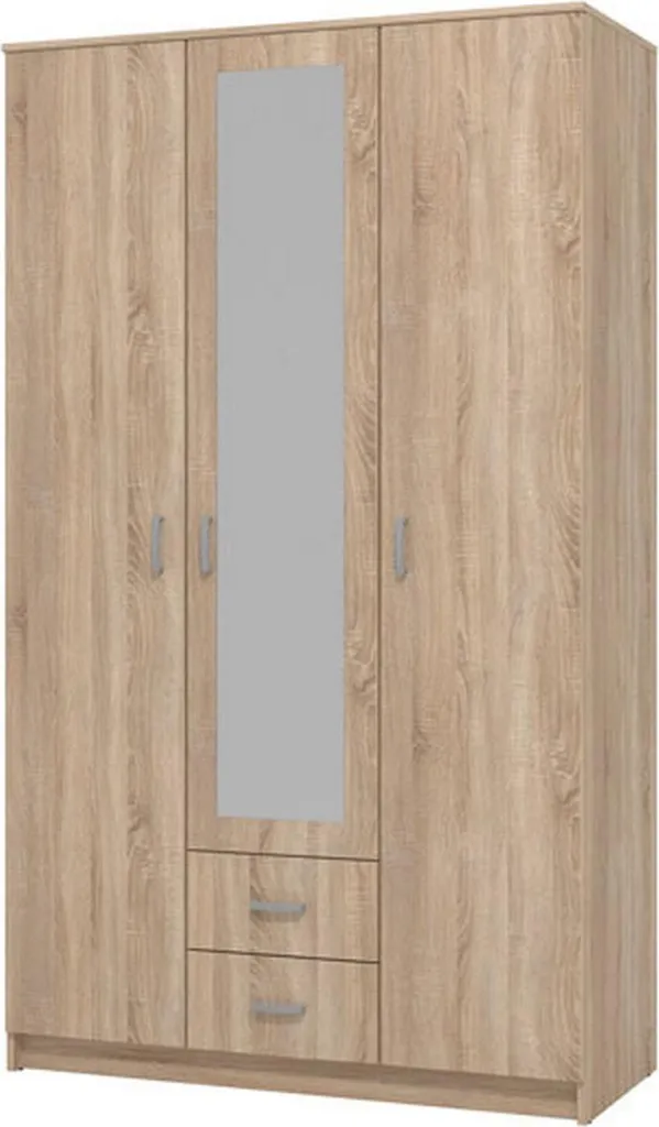 Armoire 3 Portes Crati : Gagnez de la Place avec ce Dressing 120 cm