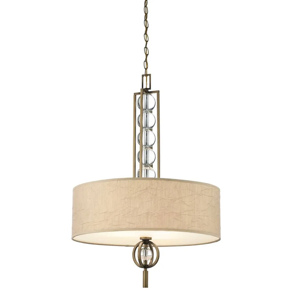 Luminaire pour haut plafond Celestial bronze, éclairage 3xE27 élégant