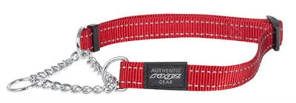 Rogz For Dogs Fanbelt Mezzo collare antiscivolo rosso