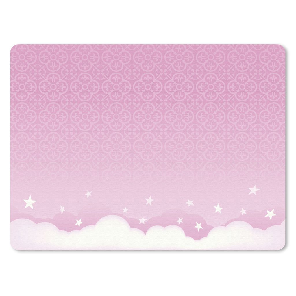 MuchoWow Mauspad Mousepad Eine Illustration eines rosa Himmels über den Wolken 40x30 cm - Mousepads - Maus Mat - Pad - Mausunterlage - Anti Rutsch