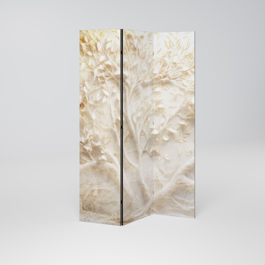 SpaceRebels Paravent Raumteiler - 3-teilig Raumtrenner, Druck 1-Seite - Raumtrenner - Trennwand Wohnung - Room Divider - Spanische Wand Deko Modern...