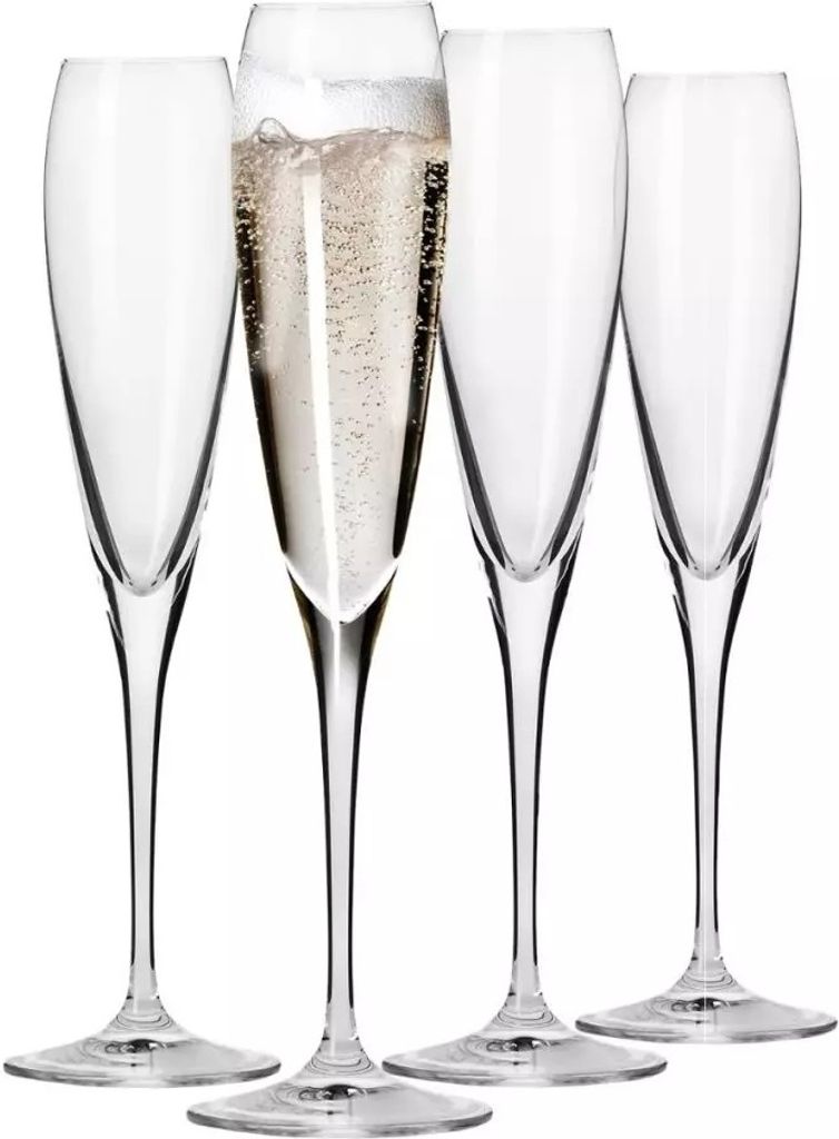 KROSNO Perla, Set di 4 bicchieri da champagne, 170 ml Immagine del prodotto 