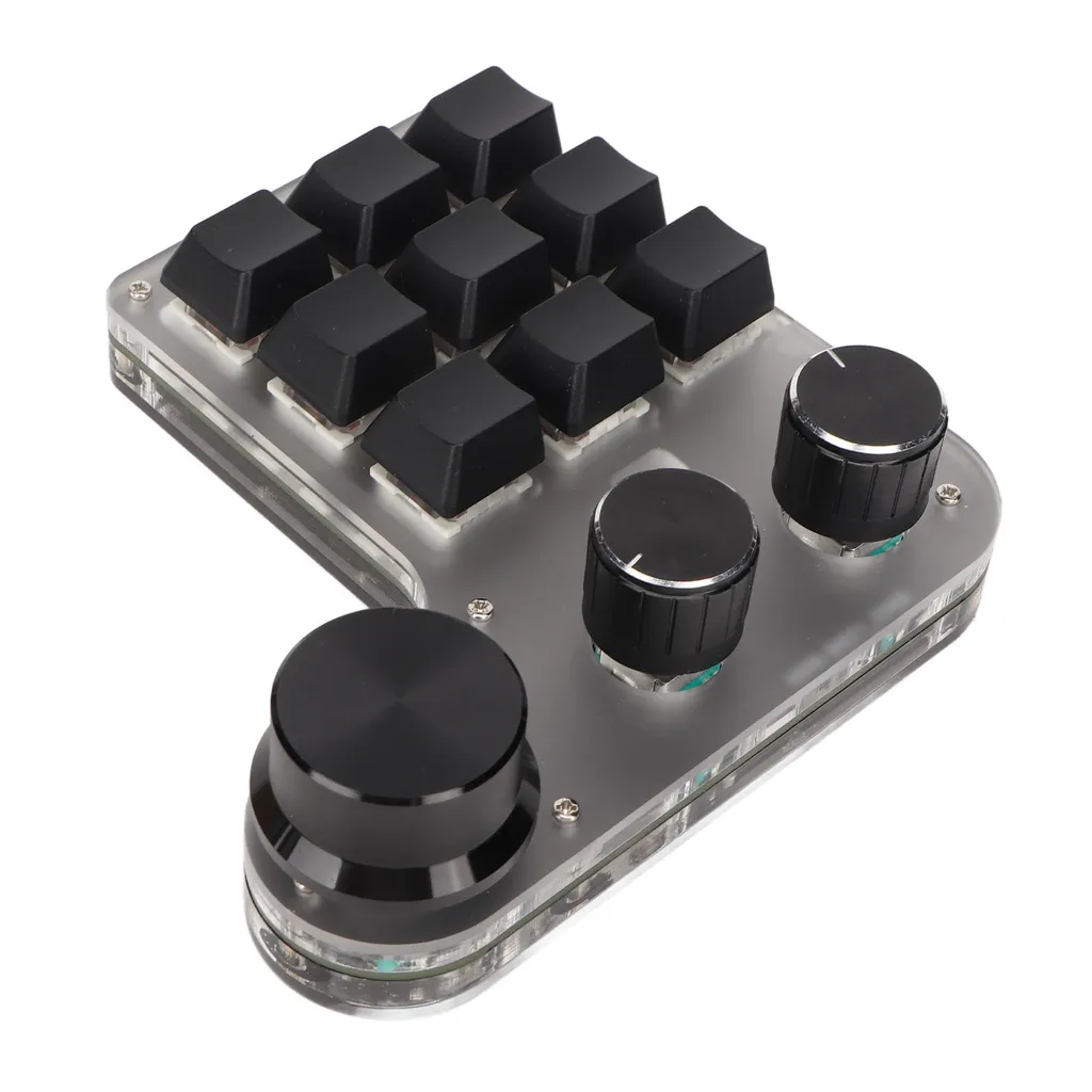 Mini clavier de jeu mécanique - Clavier macro programmable pour raccourcis - 2