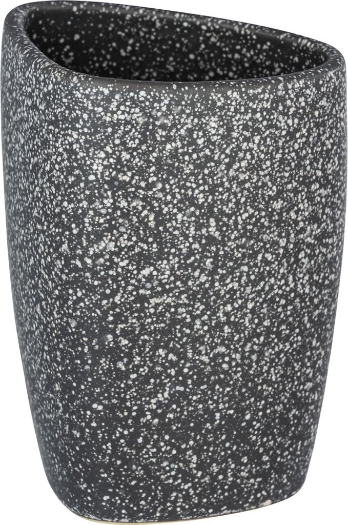 Zahnputzbecher Pion Grau Keramik