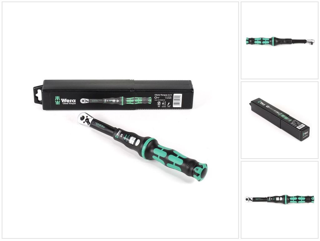 Wera 05075604001, Momentový klíč, Nm, Mechanický, 1/4", 2,5 Obrázek produktu 