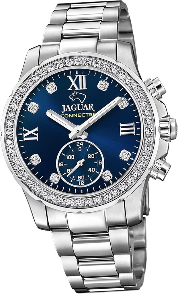 Jaguar Edelstahl Damen Uhr Multifunktion Sport Elegant silber Connected D2UJ980/3