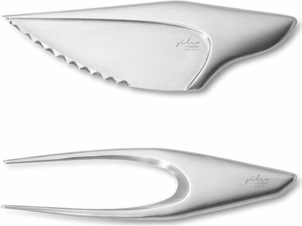 Comas Silex-Fleischbesteck 2-tlg., Messer und Gabel, Edelstahl 18/10, Satin-Finish, 6322
