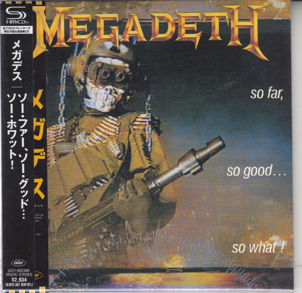 Megadeth Jusqu'ici, tout va bien... SHM-CD Haute Fidélité Édition Rare