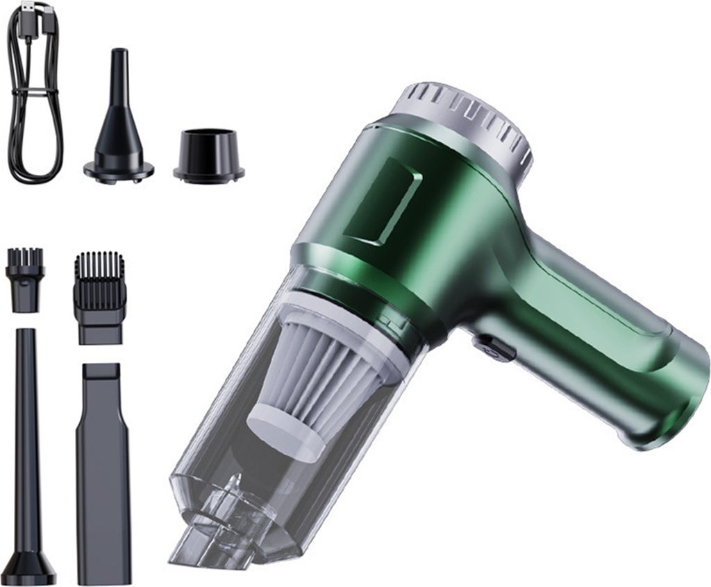 4in1 Akku Handstaubsauger kabellos, 11000Pa Mini-Autostaubsauger, 4000mAh Staubsauger, starke Saugkraft, für Tierhaare, Auto, Haus