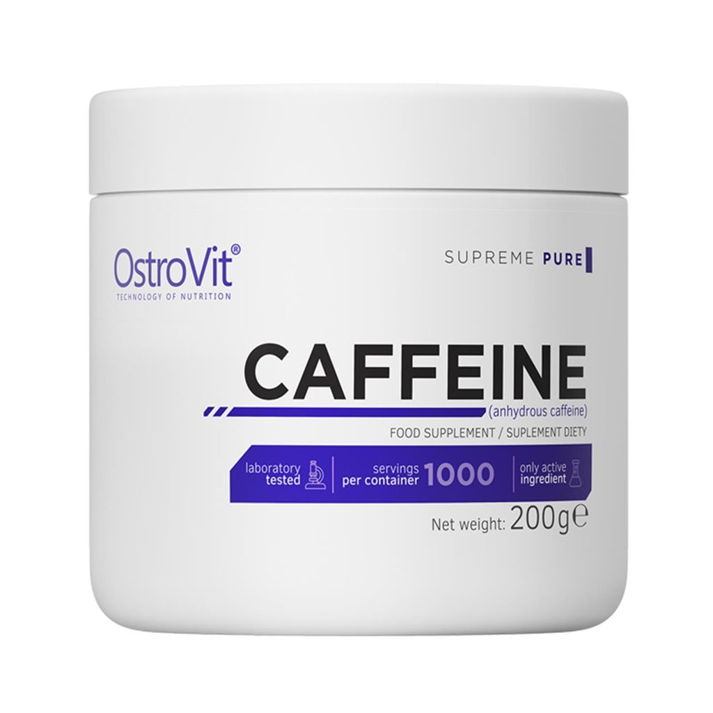 OstroVit Pre-Workout-Ergänzung Koffein Naturpulver 200 g Produktbild 
