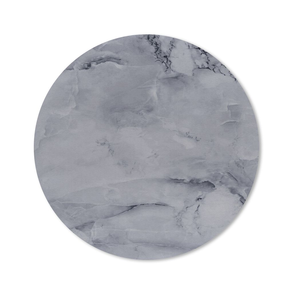 MuchoWow Mauspad Mousepad Marmor - Stein - Grau - Schwarz 30x30 cm - Mousepads - Maus Mat - Pad - Mausunterlage - Tischunterlage - Schreibtischma...