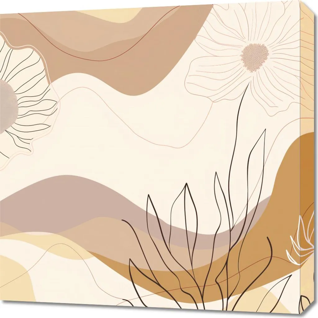 Quadro 60x60 cm Virtuosismo floreale