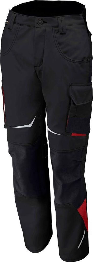 Kübler Damen-Hose PULSSCHLAG 2124 schwarz/rot Größe 46