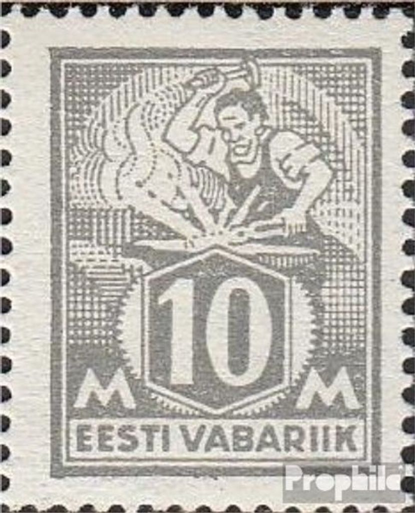 Briefmarken Estland 1928 Mi 73 (kompl.Ausg.) mit Falz Produktbild 