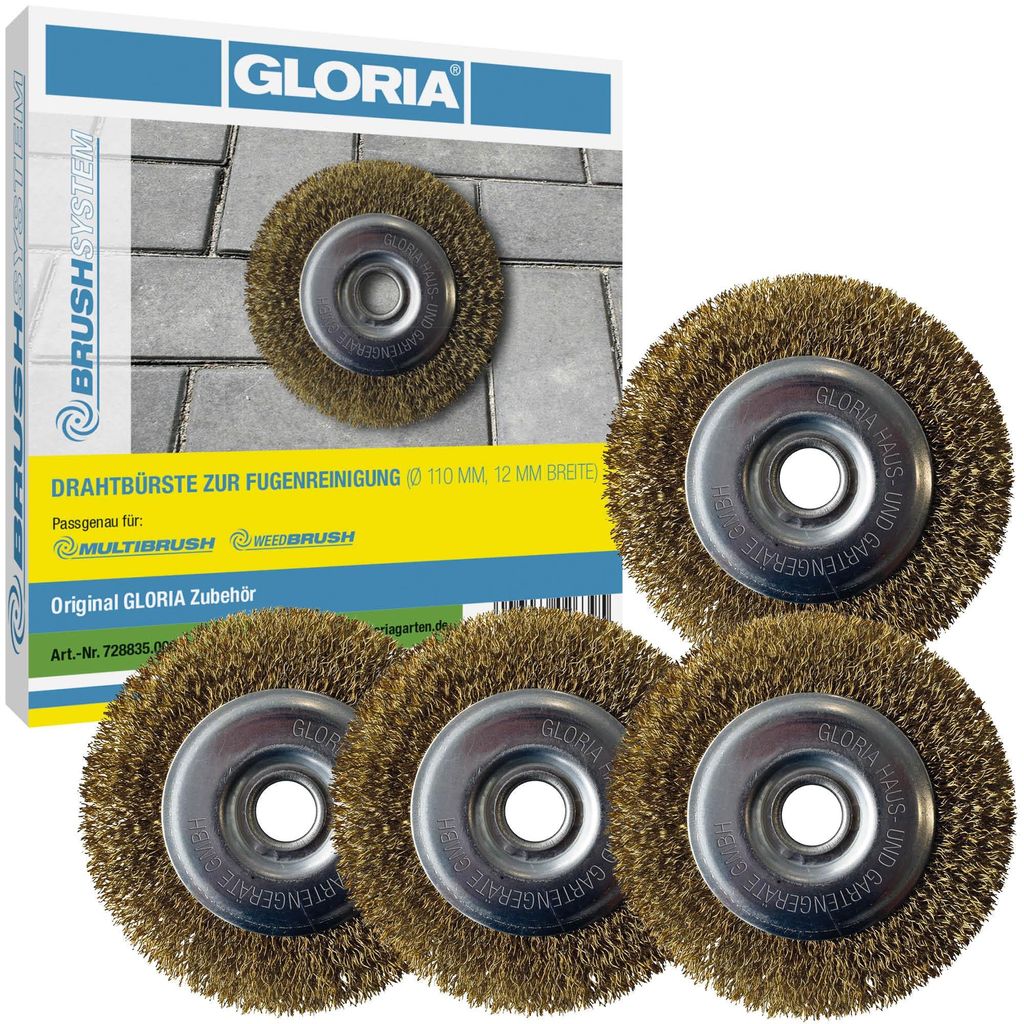 Brosse pour joints en fil d'acier, lot de 4 Image du produit 