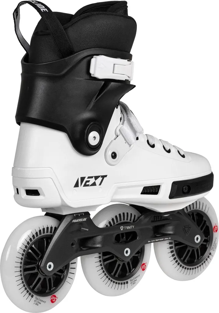 Rollers de Vitesse Urbaine Powerslide Next Core 110 Blancs 42-43 Maniable - 3