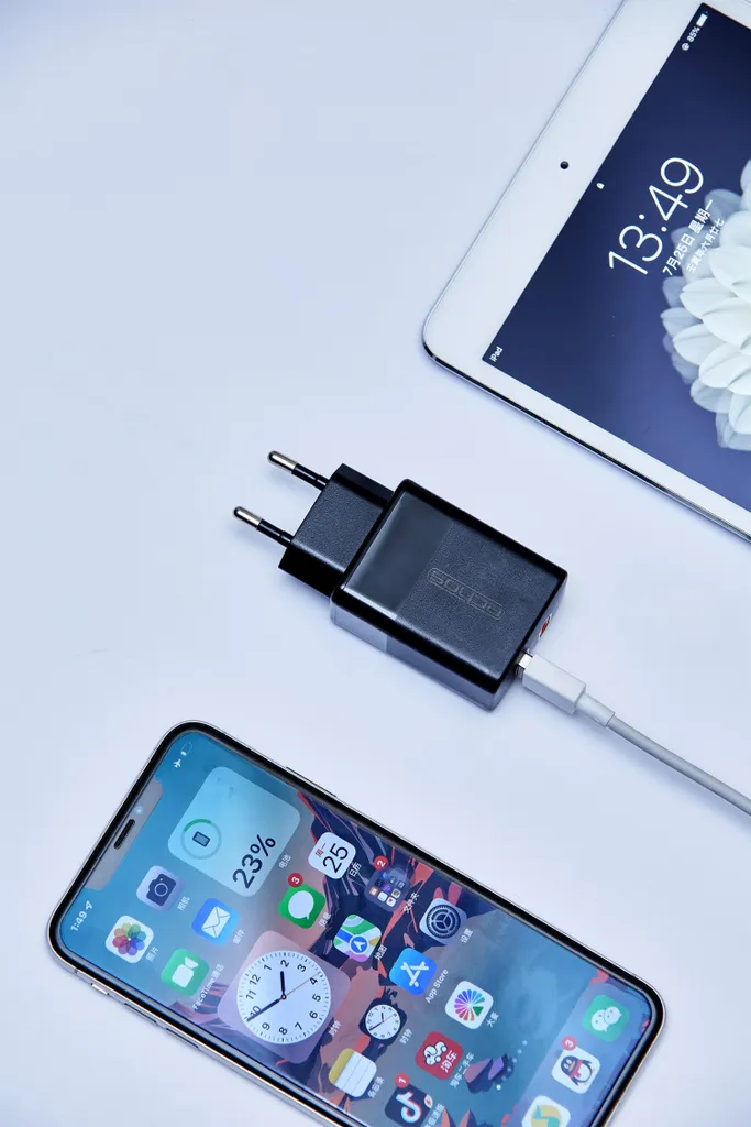 Alimentatore Echos 25W USB-C USB-A | Ricarica Rapida PD PPS Universale - 10
