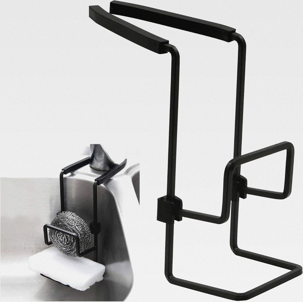 Schwammhalter Küche Hängend Spülbecken Organizer - Metall Sponge Holder kitchen sink Wasserdicht Spülschwamm Halterung Spülschwammhalter Küch...