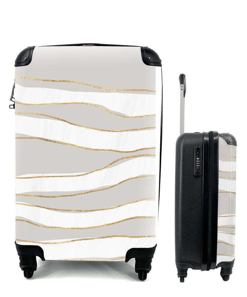 MuchoWow® Koffer Handgepäck Trolley Rollkoffer Kleine Produktbild 