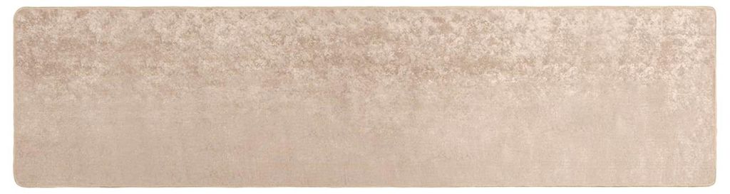 vidaXL Teppichläufer MARSA Beige 80 x 400 cm Polyester und PVC