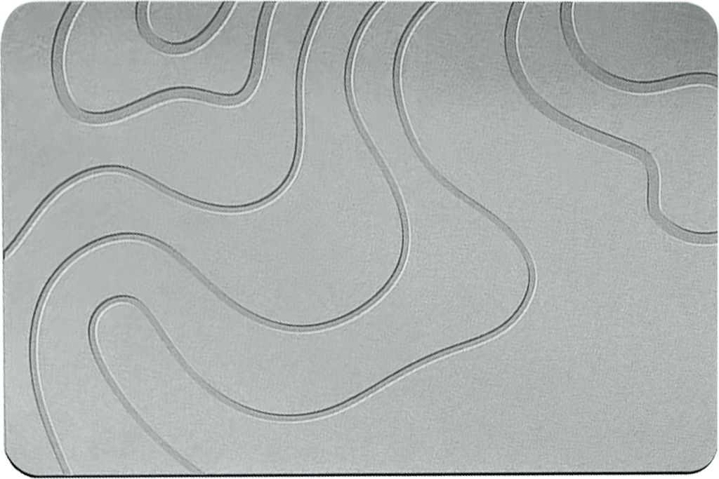 Badezimmer-Bodenmatte, schnell saugfähig, schnell trocknend, Kieselalgenschlamm, rutschfeste Unterseite, einfarbig, leicht zu reinigen, Mehrzweck-...