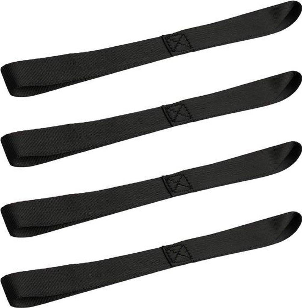 Motorrad-Schlaufen, 4x 25mm x 29,5cm, doppelte Schlaufen, Transport