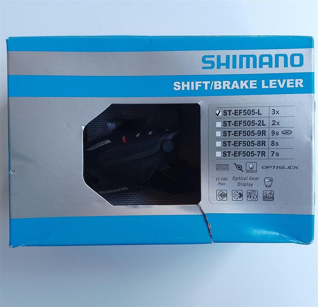 Shimano Schalt-/Bremshebel SHIMANO ST-EF505 3 Finger - 3-Fach (links)