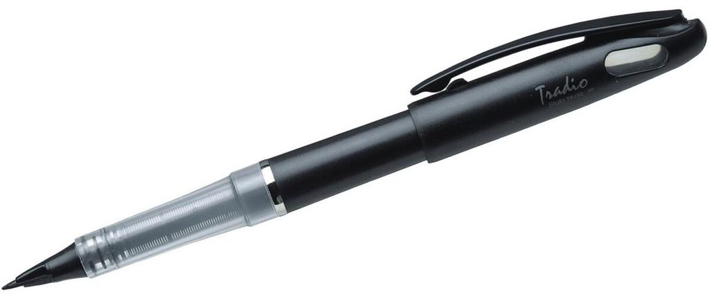 Pentel Federhalter Tradio Stylo sw/sw Produktbild 