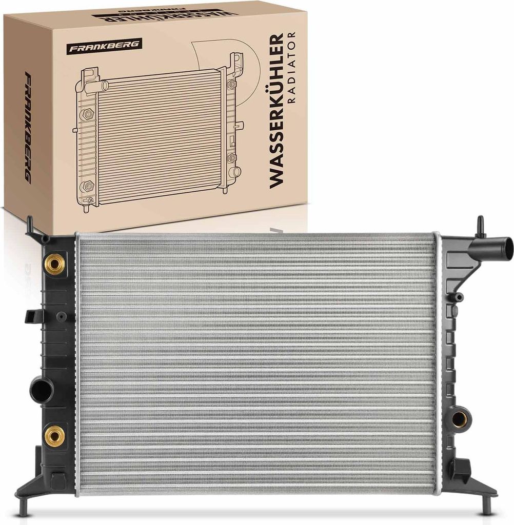 Frankberg 1x Kühler Wasserkühler Motorkühler für Opel Vectra B J96 1.6L 1.8L 2.0L