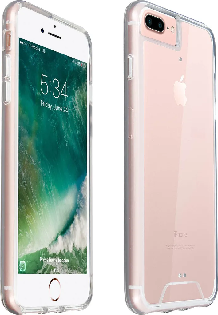 Custodia iPhone 8/7/6s Plus Avizar Cristal - Protezione Ibrida Everyday