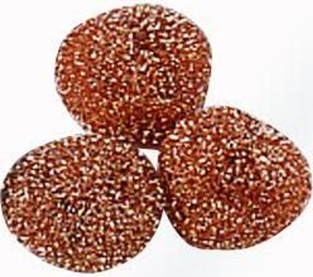Drahtbürste mit Kupferoberfläche, 3 Stück, 8 x 3 cm, 40 g Produktbild 