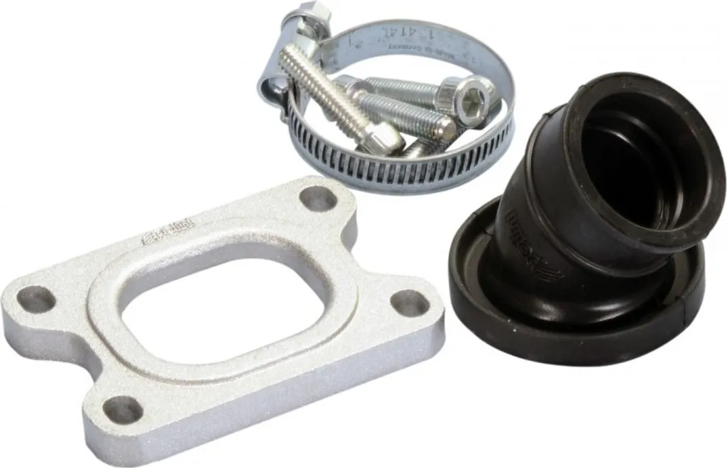 Pipe admission Polini 360 pour montage gros carburateur AM6 et Derbi D50B