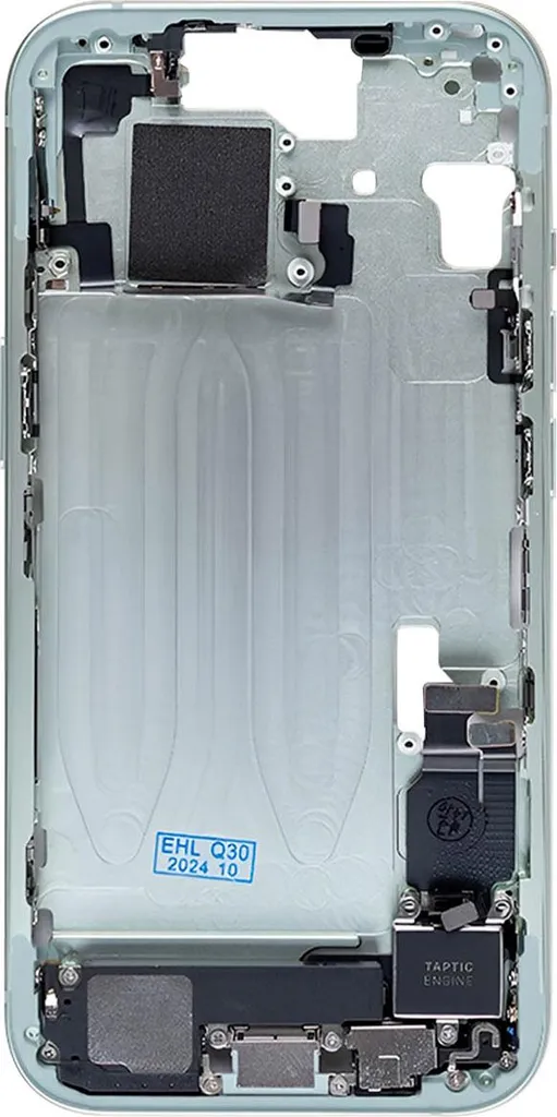 Protection de téléphone iPhone 15 Clappio - Coque souple Vert Pastel