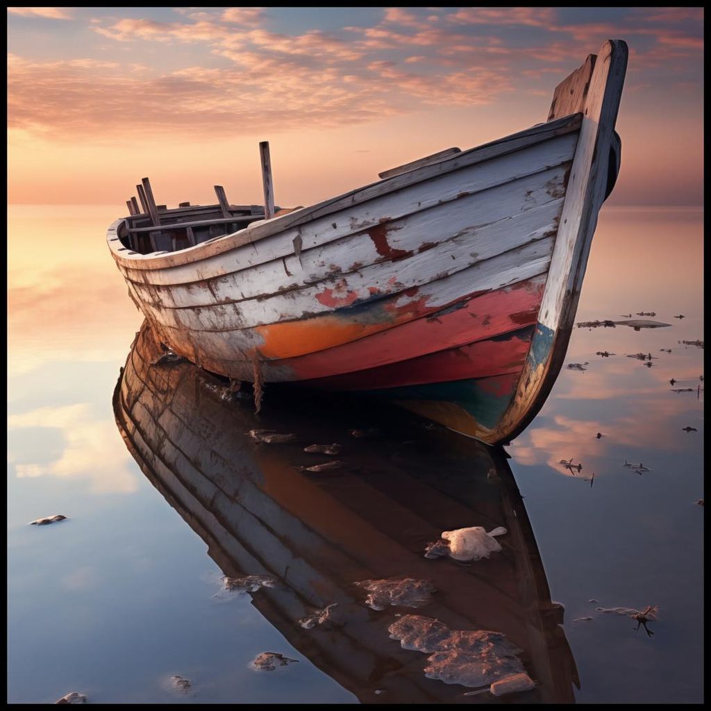 Plakat 100x100cm Abgelegene Zuflucht