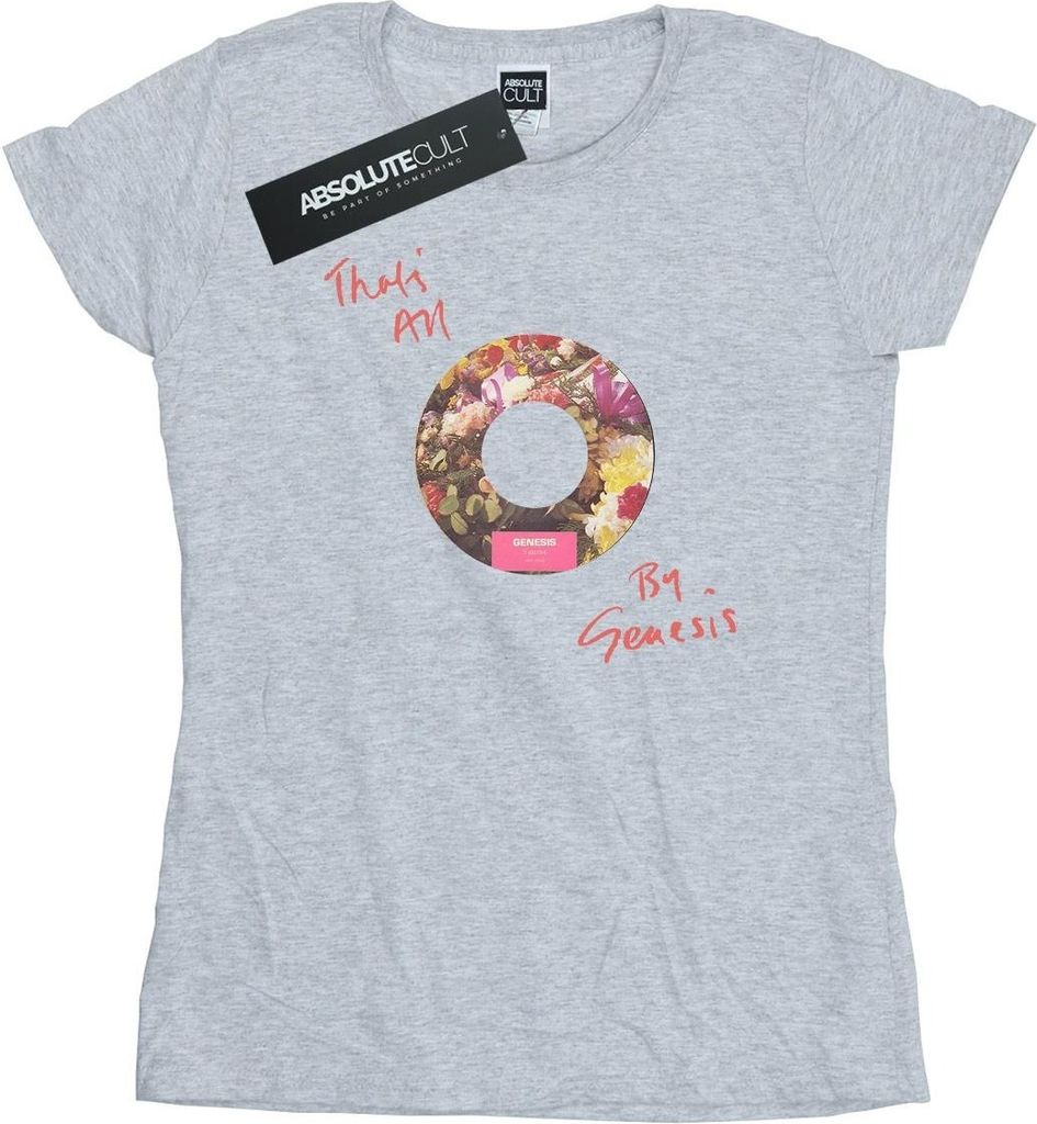 Genesis - "That's All 45" T-Shirt für Damen BI37539 (L) (Grau)