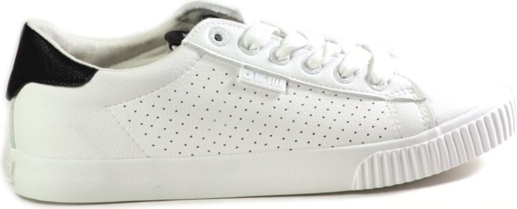 Damskie Skórzane Tenisówki BIG STAR HH274071 Biało-Czarne Zdjęcie produktu 