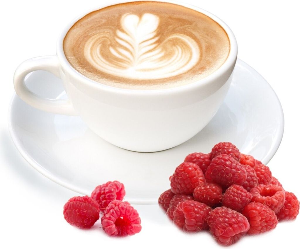 Cinesso Himbeere Cappuccino Pulver – Fruchtiger Kaffeegenuss mit Himbeernote – ideal für Genuss und kreative Rezepte (1 Kg)