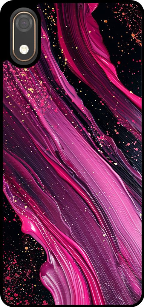 Smartphonica Phone Case Fit für Huawei Y5 (2019) mit Marmor-Druck - TPU zurück Abdeckung Fall Marmor-Design - lila rosa