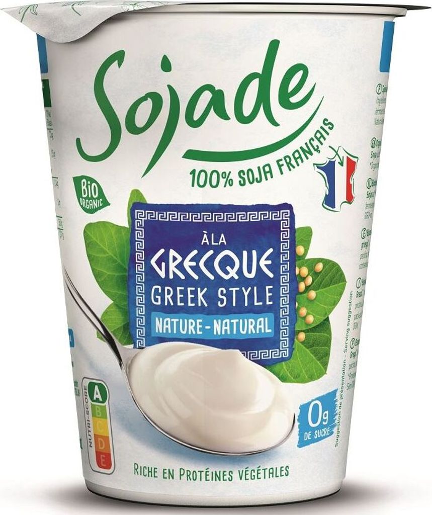 PRÍRODNÝ SÓJOVÝ VÝROBOK GRÉCKEHO TYPU, BEZ CUKRU, Obrázok produktu 