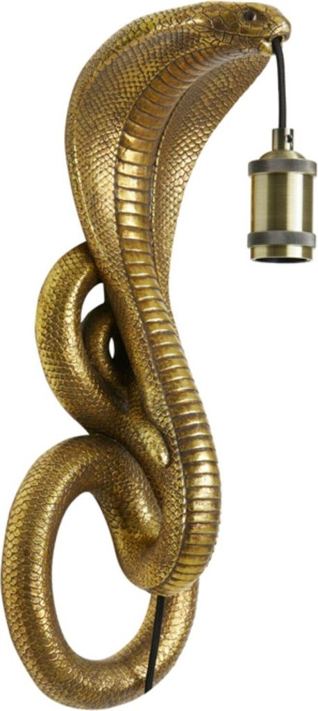 Light & Living - Wandlampe Snake - Bronze - 18.5x18x52cm Produktbild 