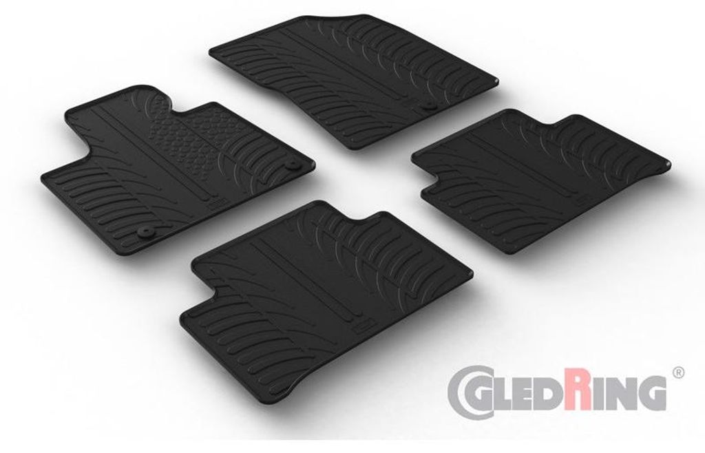 Gledring Fußmatten Set Gummi für KIA SORENTO IV (MQ4, MQ4A) Produktbild 