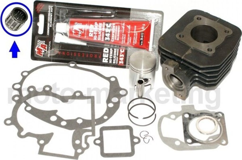 50 Zylinder KOLBEN Dichtung Satz KOMPLETT für Peugeot SPEEDFIGHT 3 III 50 09-14