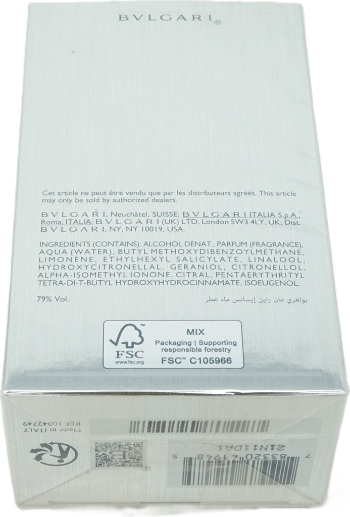 Bvlgari Man Rain Essence Edp Spray Zdjęcie produktu 