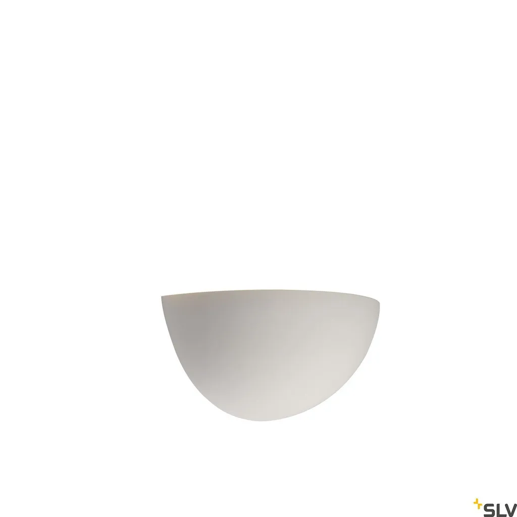 Applique Plâtre Blanc GL 101 E14 Peignable Style Moderne Demi-Rond - 4