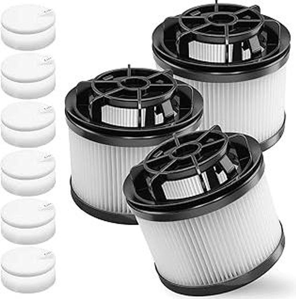 3 Pack Ersatzfilter für Levoit LVAC 200 Akku Staubsauger, 99,9 Prozent Filterleistung Geeignet für Filtermodell LSV-V201F-WUS, Akku Staubsauger F...